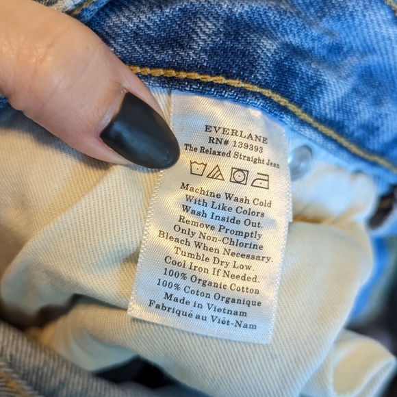 NWOT Everlane Rigid Slouch Denim - Picture 6 of 11